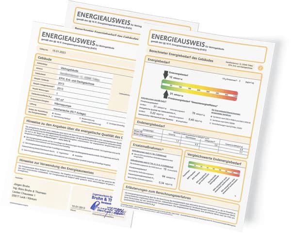Energieausweis für Immobilien, Energieeffizienz, Energieverbrauch, Energiebedarf, Immobilienbewertun.